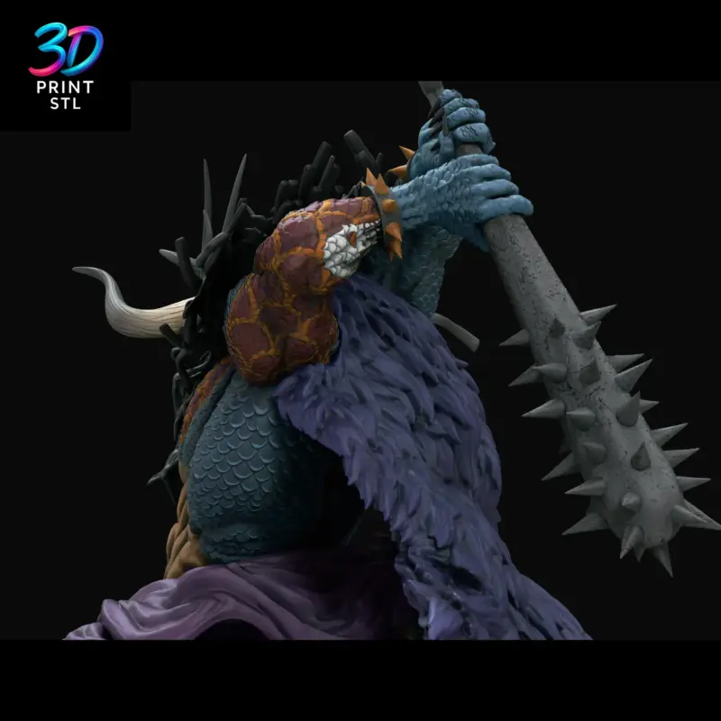 Kaido Figure One Piece | STL File for 3D Printing - Image 7