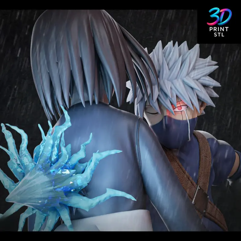 Kakashi and Rin Diorama Naruto Shippuden | 3D Print Model | STL - Image 4