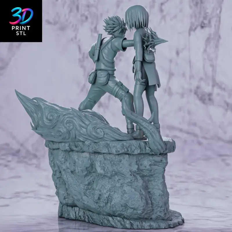 Kakashi and Rin Diorama Naruto Shippuden | 3D Print Model | STL - Image 7