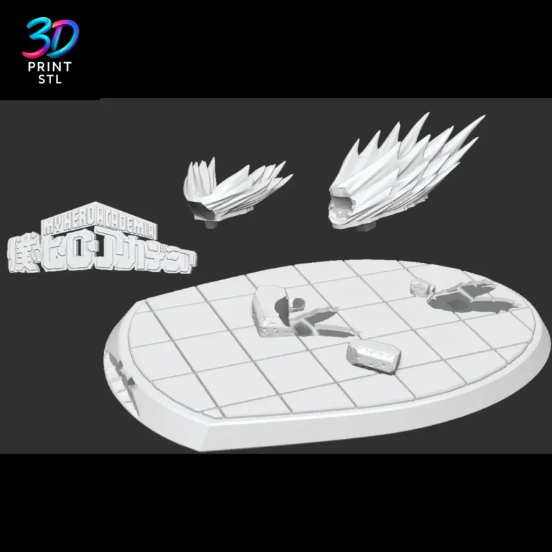 Katsuki Bakugo Figure My Hero Academia | STL for 3D Printers - Image 10