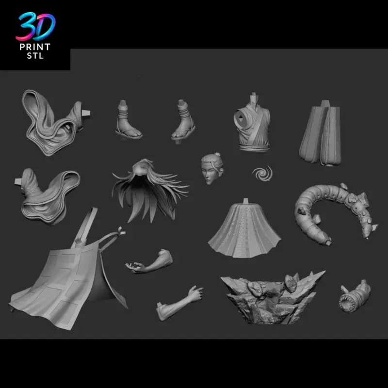 Kenjaku Jujutsu Kaisen | 3D Print Model | STL - Image 5