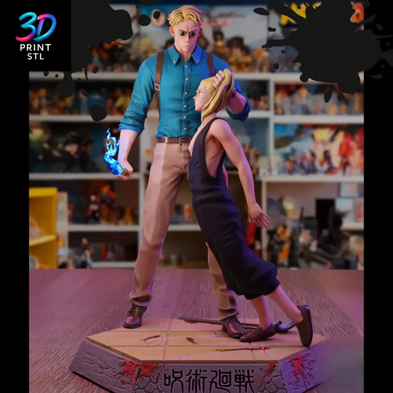 Kento Nanami vs Shigemo Jujutsu Kaisen | STL File for 3D Printing