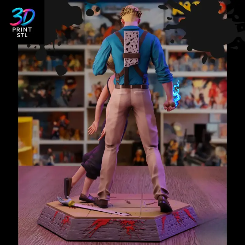 Kento Nanami vs Shigemo Jujutsu Kaisen | STL File for 3D Printing - Image 3
