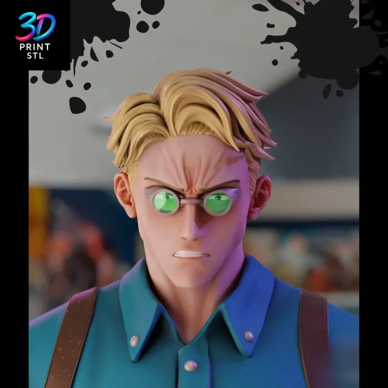 Kento Nanami vs Shigemo Jujutsu Kaisen | STL File for 3D Printing - Image 5