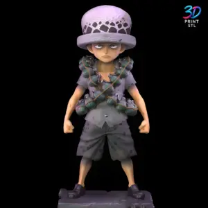 Kid Trafalgar Law One Piece | STL for 3D Printers