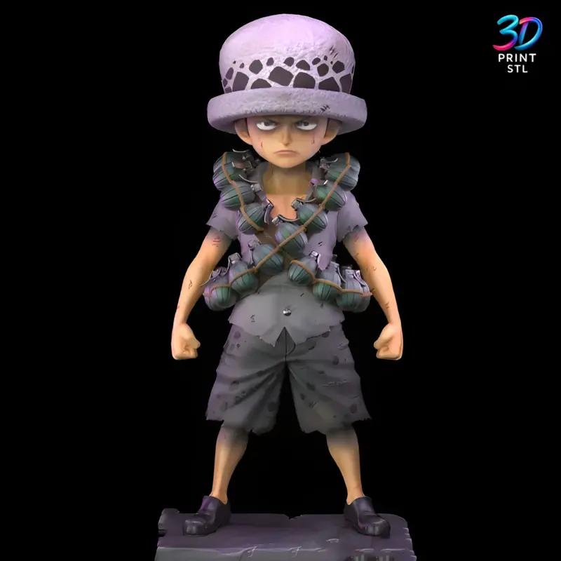 Kid Trafalgar Law One Piece | STL for 3D Printers