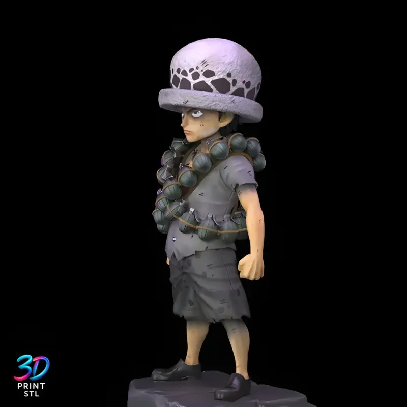 Kid Trafalgar Law One Piece | STL for 3D Printers - Image 2