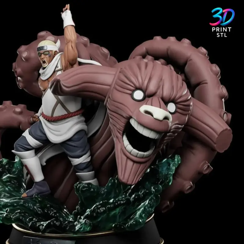 Killer Bee Figure Naruto Shippuden | 3D Print File | STL - Image 3