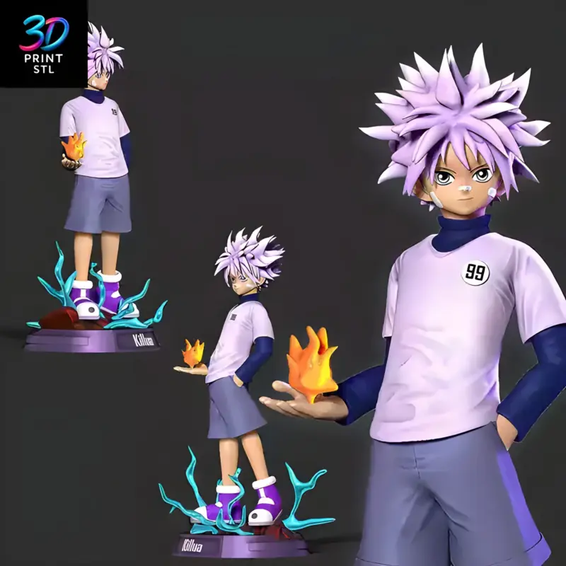 Killua Zoldyck Hunter x Hunter | 3D Print Model | STL
