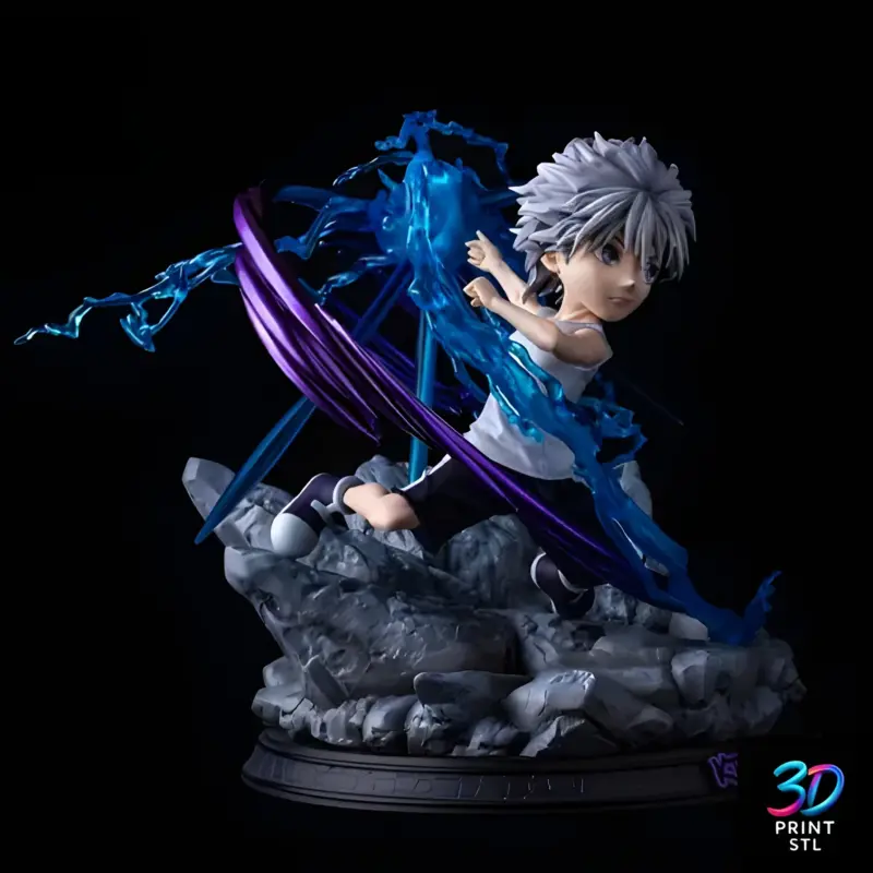 Killua Zoldyck Hunter x Hunter | STL File for 3D Printing - Image 2