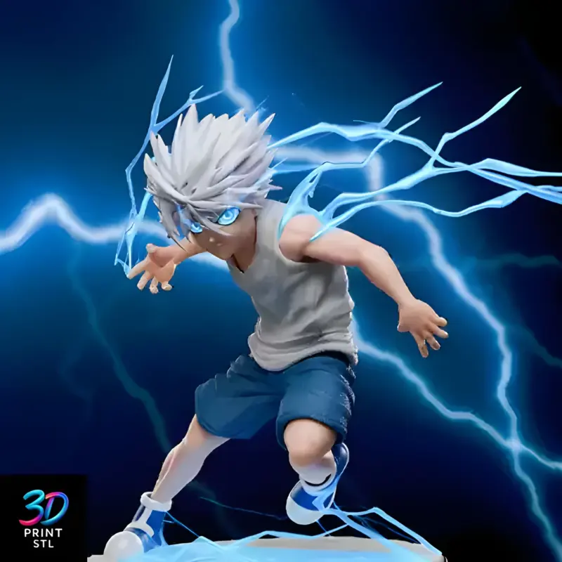 Killua Zoldyck Hunter x Hunter | STL File for 3D Printing - Image 3
