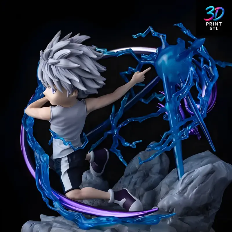 Killua Zoldyck Hunter x Hunter | STL File for 3D Printing - Image 4