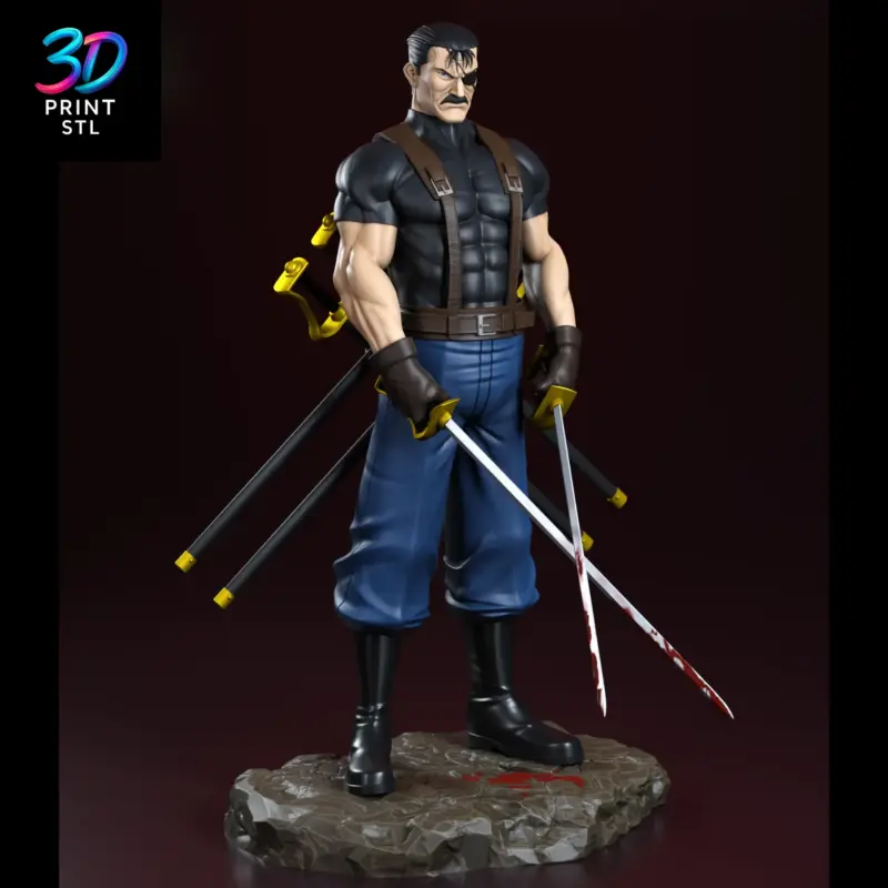 King Bradley Figure Fullmetal Alchemist | STL File for 3D Printing