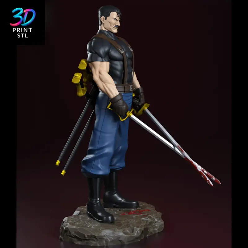 King Bradley Figure Fullmetal Alchemist | STL File for 3D Printing - Image 2