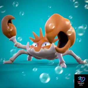 Kingler Pokémon | STL for 3D Printers