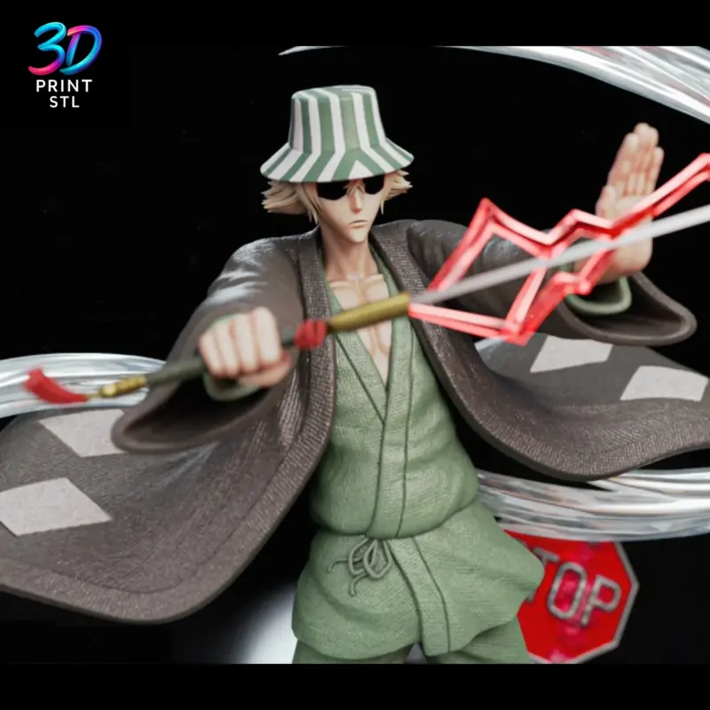 Kisuke Urahara Bleach | STL for 3D Printers - Image 2