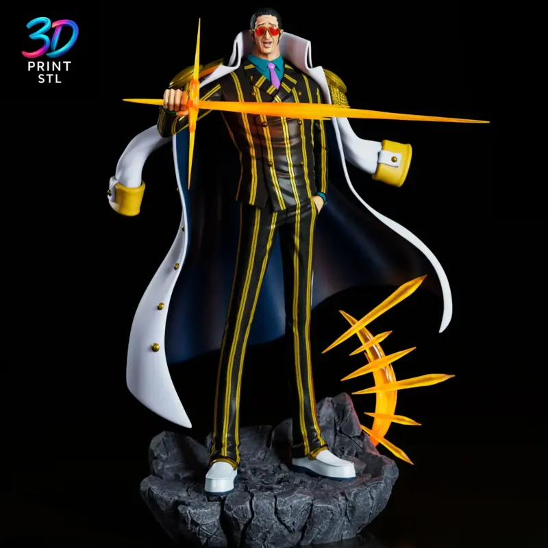 Kizaru One Piece | 3D Print Model | STL - Image 2