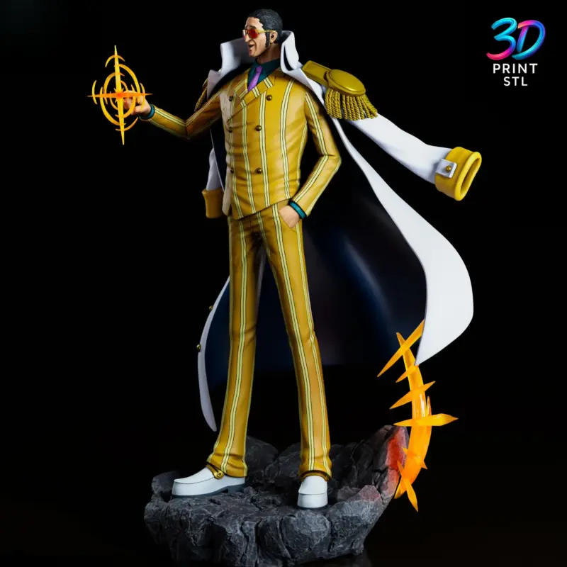 Kizaru One Piece | 3D Print Model | STL - Image 3