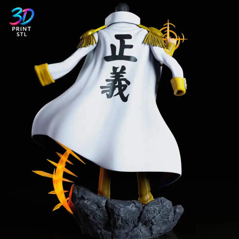 Kizaru One Piece | 3D Print Model | STL - Image 5