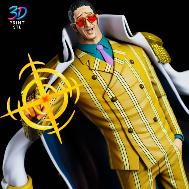 Kizaru One Piece | 3D Print Model | STL - Image 6