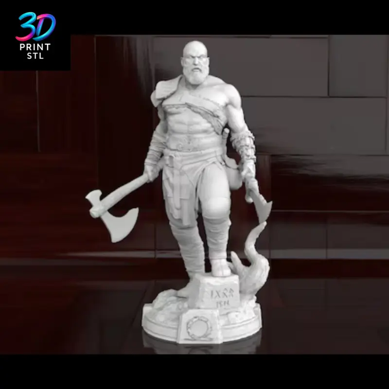 Kratos Figure God of War | STL for 3D Printers - Image 2