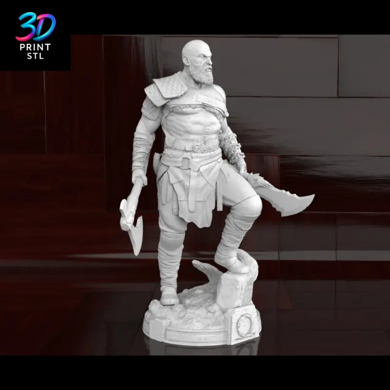 Kratos Figure God of War | STL for 3D Printers - Image 3