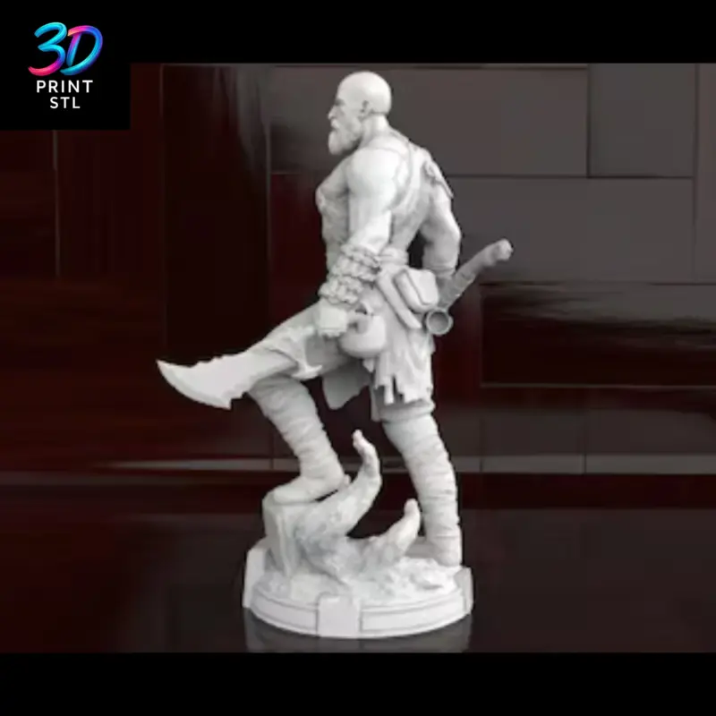 Kratos Figure God of War | STL for 3D Printers - Image 4