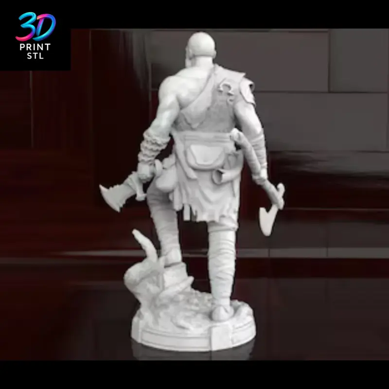 Kratos Figure God of War | STL for 3D Printers - Image 5