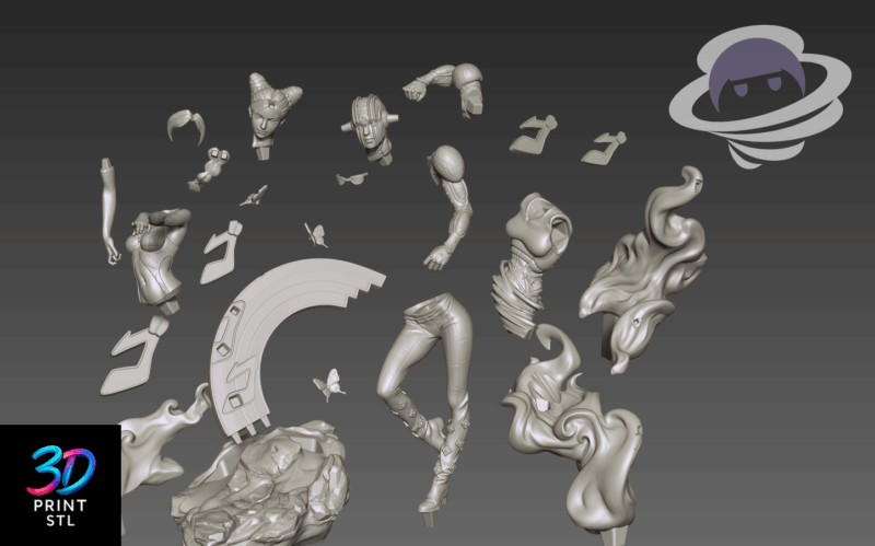Kujo Jolyne JoJo's Bizarre Adventure | STL for 3D Printers - Image 3