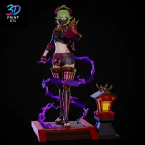 Kuki Shinobu Genshin Impact | STL File for 3D Printing