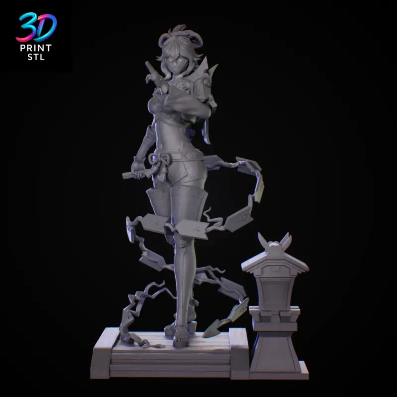 Kuki Shinobu Genshin Impact | STL File for 3D Printing - Image 4