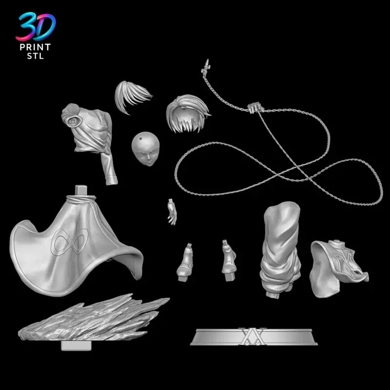 Kurapika Hunter x Hunter | 3D Print Model | STL - Image 6
