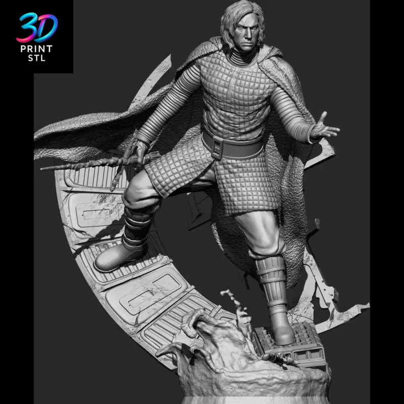 Kylo Ren Star Wars | STL File for 3D Printing - Image 3