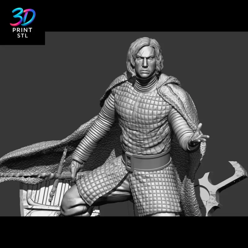 Kylo Ren Star Wars | STL File for 3D Printing - Image 5