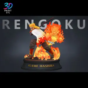 Kyojuro Rengoku Figure Demon Slayer | STL File for 3D Printing