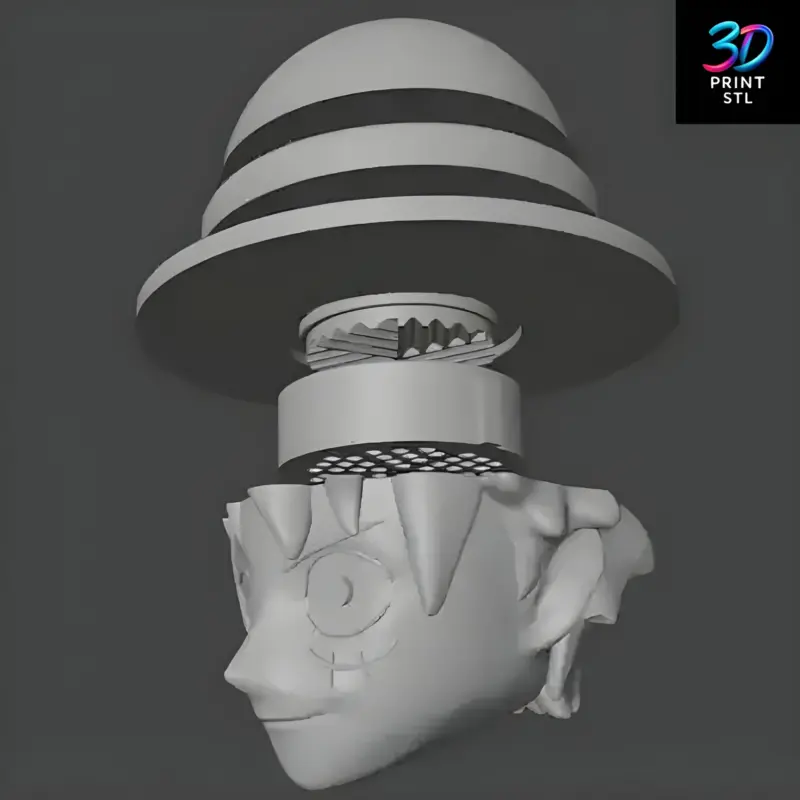 Luffy Grinder One Piece | 3D Print File | STL - Image 2