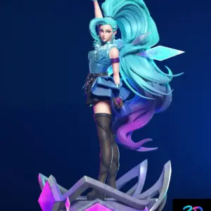 Seraphine League of Legends | 3D Print File | STL