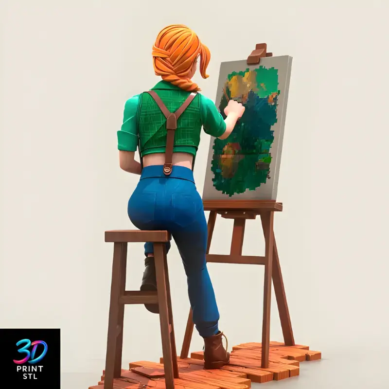 Leah Stardew Valley | 3D Print Model | STL - Image 2