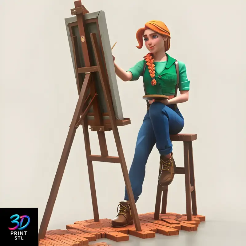 Leah Stardew Valley | 3D Print Model | STL - Image 4