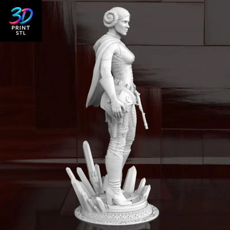 Leia Figure Star Wars | 3D Print Model | STL - Image 2
