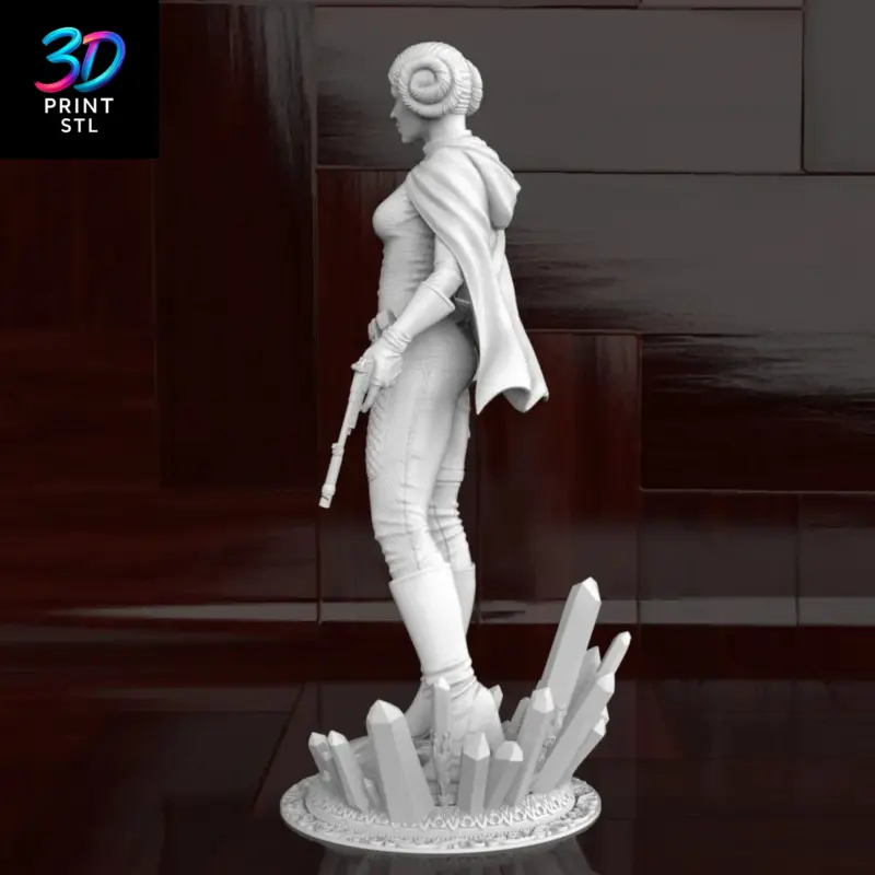Leia Figure Star Wars | 3D Print Model | STL - Image 3