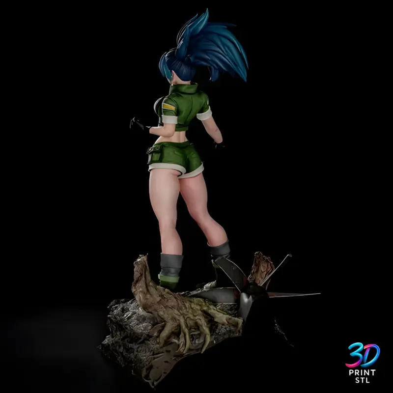 Leona Heidern The King of Fighters | 3D Print Model | STL - Image 2