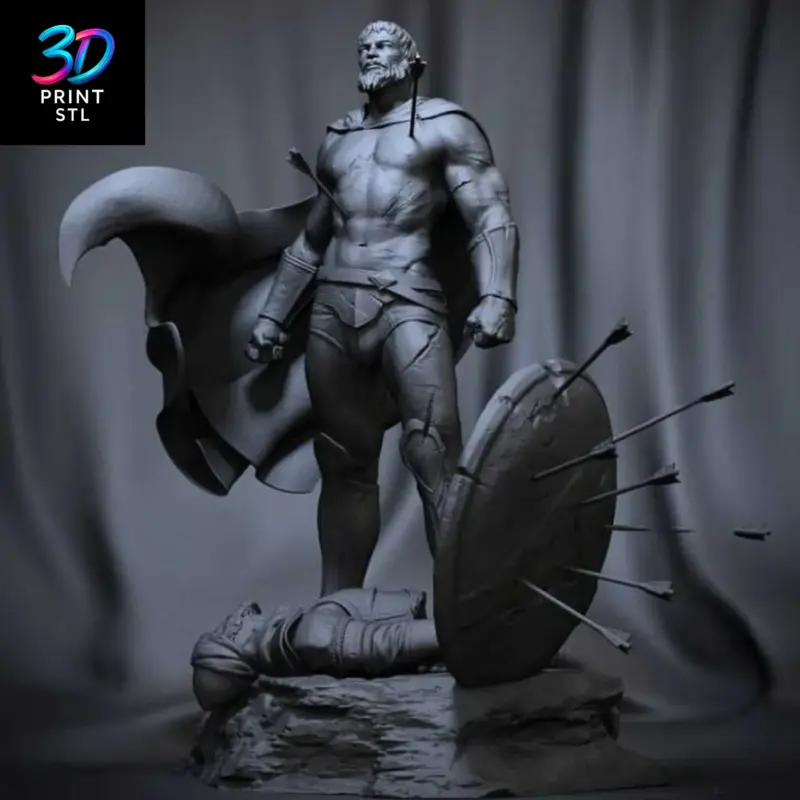 Leonidas Figure 300 | STL for 3D Printers - Image 2