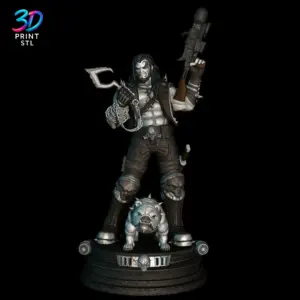 Lobo & Dawg Figure DC Comics | STL File for 3D Printing