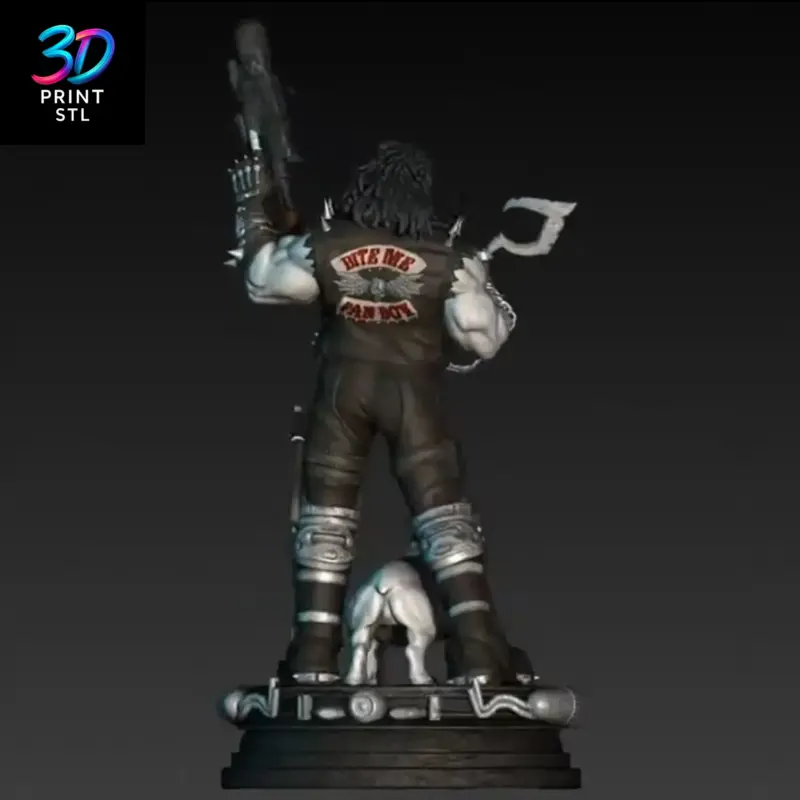 Lobo & Dawg Figure DC Comics | STL File for 3D Printing - Image 2