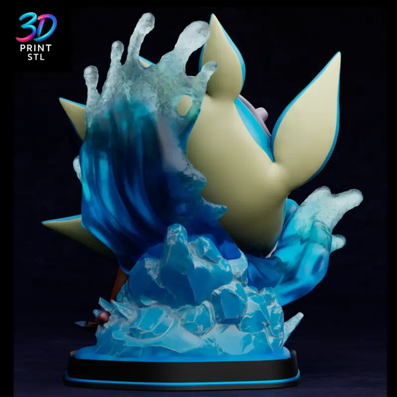 Lorelei & Lapras Pokémon | 3D Print File | STL - Image 5