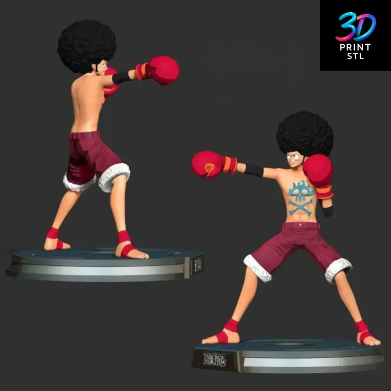Luffy Afro One Piece | 3D Print Model | STL - Image 4