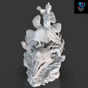 Luffy vs Kaido One Piece | STL for 3D Printers