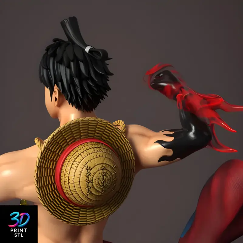 Luffy vs Kaido One Piece | STL for 3D Printers - Image 2
