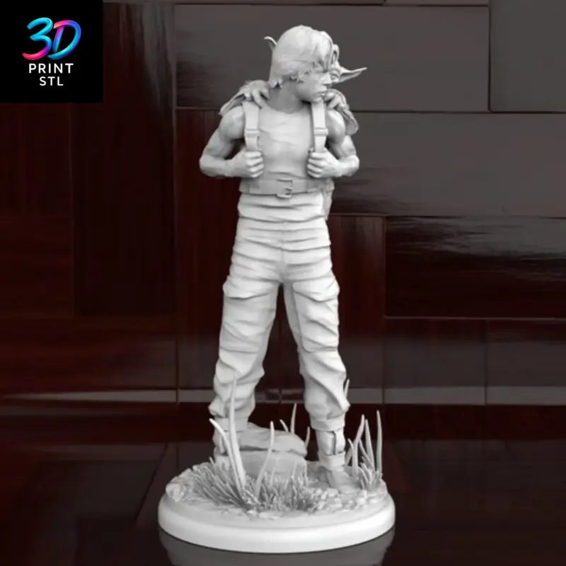 Luke Skywalker & Yoda Figure Star Wars | STL for 3D Printers - Image 2